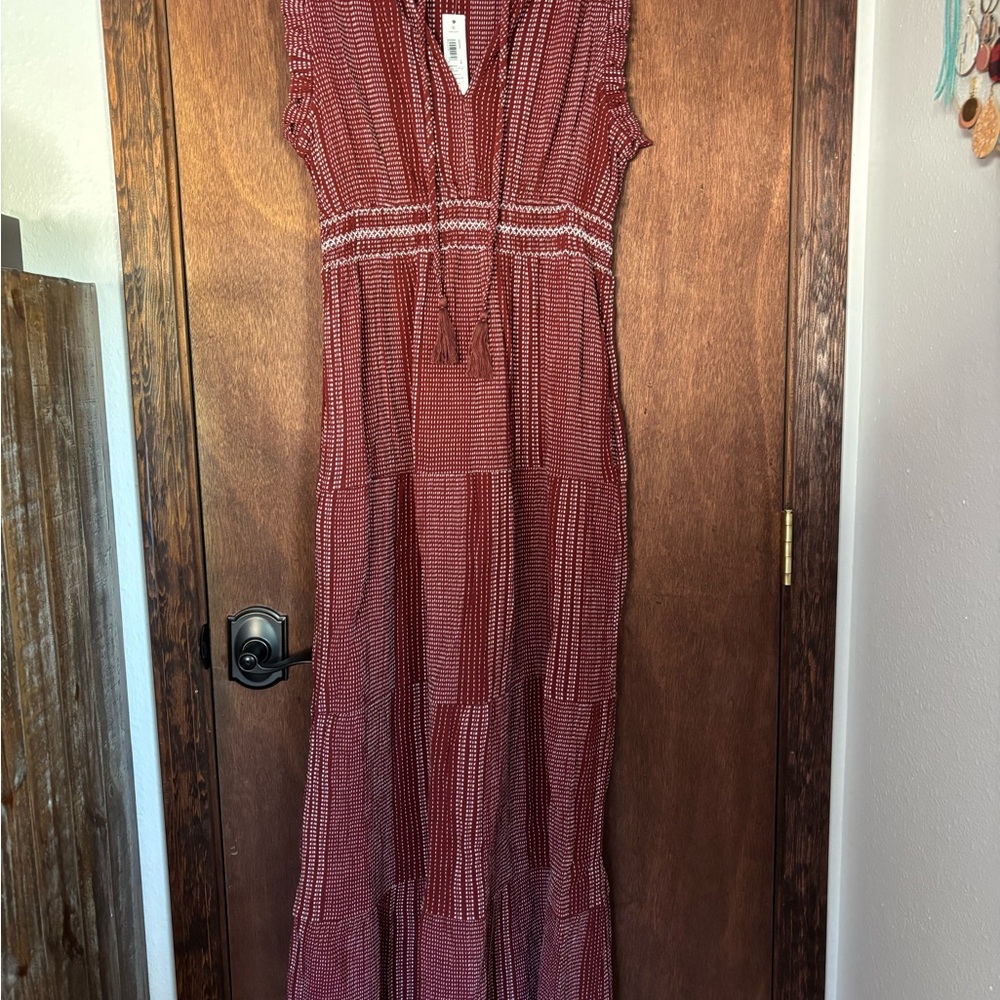 NWT Ariat Fired Brick Sunset State of Mind Maxi Dress